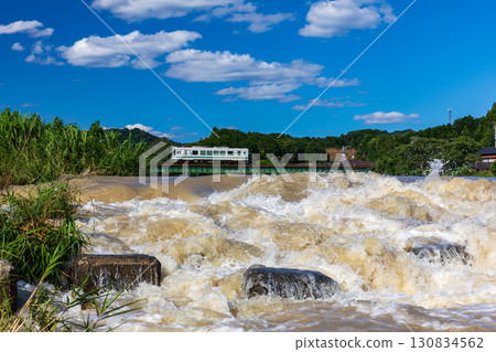 Mori, Mori-cho, Shuchi-gun, Shizuoka Prefecture Tenryu Hamanako Railway and scenery along the line 130834562