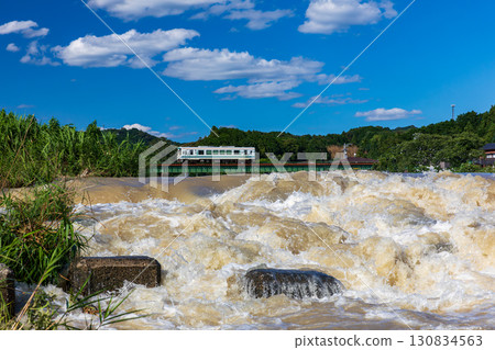 Mori, Mori-cho, Shuchi-gun, Shizuoka Prefecture Tenryu Hamanako Railway and scenery along the line 130834563