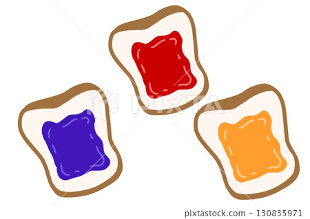 Bread, Jam, Simple 130835971