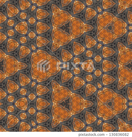 Artistic print design with candle lights sparkling shadow effects for celebrating Jews Hanukkah festival. Decorating art for table cloth, banner, poster, invitation card, flyer background printing 130836082