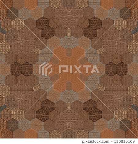 Artistic print design with candle lights sparkling shadow effects for celebrating Jews Hanukkah festival. Decorating art for table cloth, banner, poster, invitation card, flyer background printing 130836109