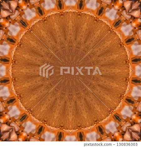 Artistic print design with candle light shadow effects for celebrating Jews Hanukkah festival. Decorating art for table cloth, banner, poster, invitation card, flyer background printing 130836303