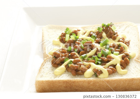 Mayonnaise Natto Toast 130836372