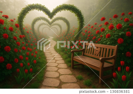Romantic Garden 130836381