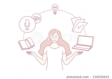 Time management and innovation concept 130836642