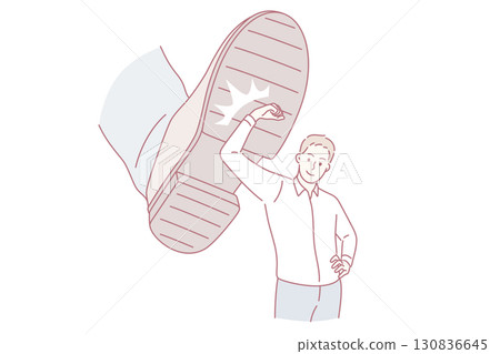 Business challenge and confidence concept Business challenge and confidence concept 130836645