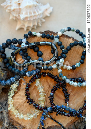 A variety of custom handmade jewelry A variety of custom handmade jewelry 130837202