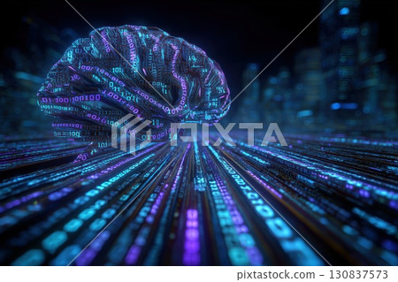 AI, big data, space, humans, life, networks AI, big data, space, humans, life, networks 130837573