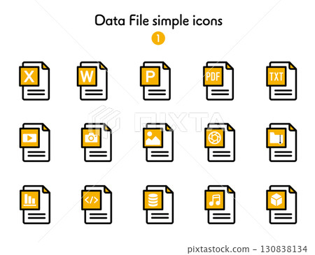 Simple Icon Collection File 130838134