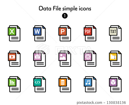 Simple Icon Collection File Simple Icon Collection File 130838136