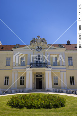 Wilfersdorf Palace showing its neoclassical facade in Lower Austria, Austria Wilfersdorf Palace showing its neoclassical facade in Lower Austria, Austria 130838420