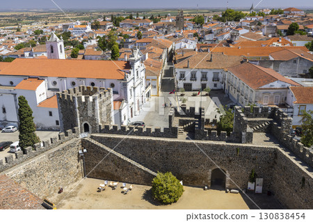 Beja Castle dominating the cityscape in Alentejo, Portugal Beja Castle dominating the cityscape in Alentejo, Portugal 130838454