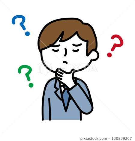 thinking businessman 130839207