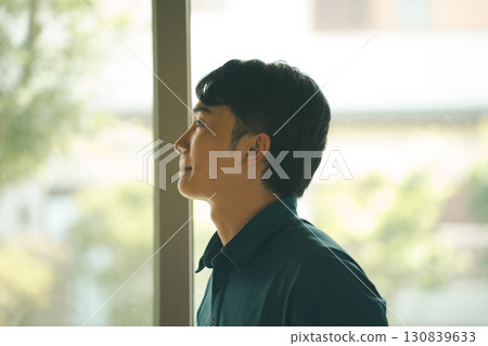 Young man in a polo shirt Young man in a polo shirt 130839633