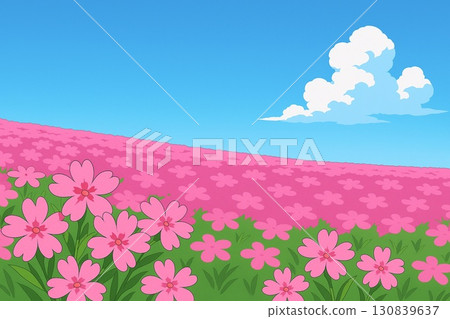 Shibazakura Blue Sky Anime Style 130839637