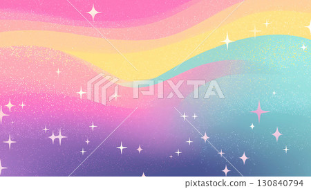 A sparkling design that gives a sense of hope and change with a glittering, rough, gradient blurred background and bokeh balls. 130840794