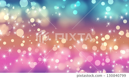 A sparkling design that gives a sense of hope and change with a glittering, rough, gradient blurred background and bokeh balls. 130840799