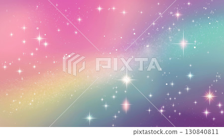 A sparkling design that gives a sense of hope and change with a glittering, rough, gradient blurred background and bokeh balls. 130840811