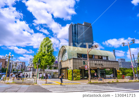 Tokyo cityscape in Japan, including Yotsuya Station and Komore Yotsuya Tower (September 7th) Tokyo cityscape in Japan, including Yotsuya Station and Komore Yotsuya Tower (September 7th) 130841715