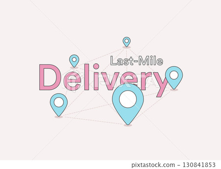 Last-mile delivery - transforming logistics with faster shipping, optimized routes and better customer satisfaction. Last mile delivery for businesses to improve e-commerce efficiency illustration Last-mile delivery - transforming logistics with faster shipping, optimized routes and better customer satisfaction. Last mile delivery for businesses to improve e-commerce efficiency illustration 130841853