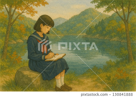 湖畔日記：少女的午後陽光 130841888