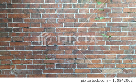 Red vintage brick wall Red vintage brick wall 130842062