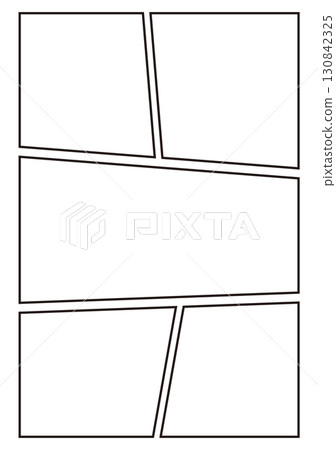 Comic frame illustration Comic frame illustration 130842325