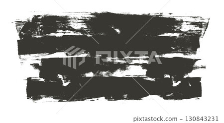 Ink roller brush strokes textures. Grunge paint stripes print. Brayer black merged lines. Thick rectangle callout stamps. Chalk wide underlines. Vector smear background. Wall urban elements Ink roller brush strokes textures. Grunge paint stripes print. Brayer black merged lines. Thick rectangle callout stamps. Chalk wide underlines. Vector smear background. Wall urban elements 130843231