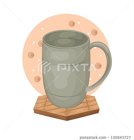 Illustration of mug 130843727