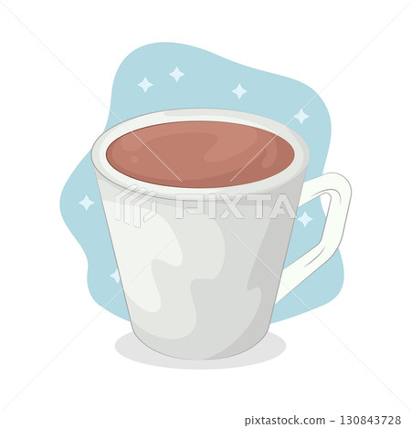 Illustration of coffee cup 130843728
