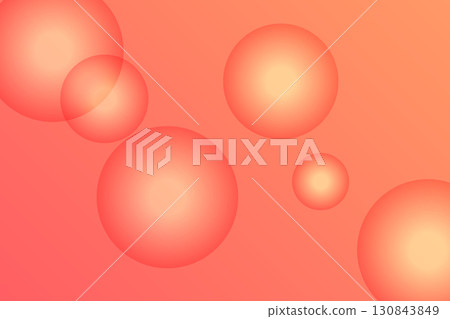 abstract glowing orange circle background design 130843849