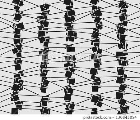 Abstract Line Seamless Geometric Pattern Background 130843854