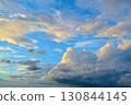 Cloudy sunset sky 130844145