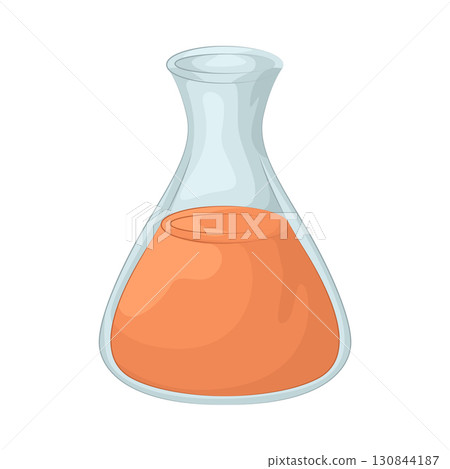 Illustration of flask 130844187