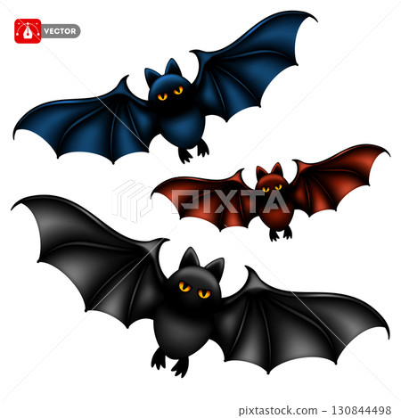 Halloween Character Flying Bat 130844498