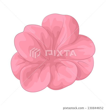 Illustration of pink flower 130844652