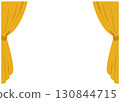 Curtain transparent illustration 130844715
