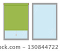 Roller curtain illustration 130844722