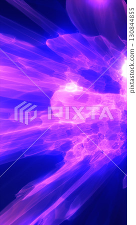 Abstract glowing purple and pink light streams flowing across dark futuristic background Abstract glowing purple and pink light streams flowing across dark futuristic background 130844855