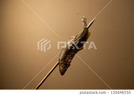 Image of charcoal-grilled salted sweetfish 130846550