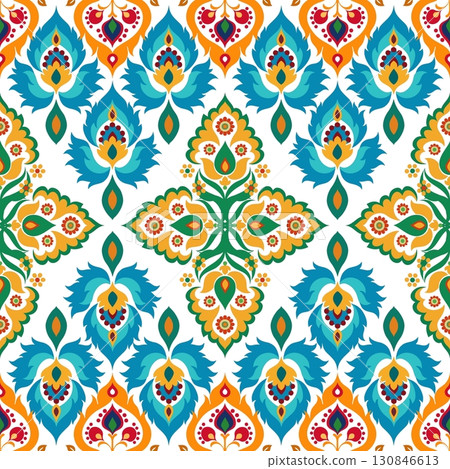 seamless abstract pattern with geometric elements 130846613
