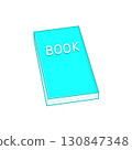 封閉的淺藍色書（BOOK） 130847348