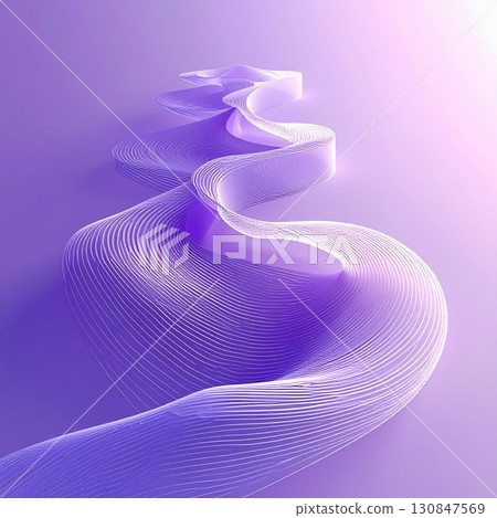 具有夢幻紫色漸層的抽象風景背景 130847569