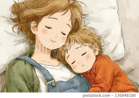 美優系列:1-2歲的美優,在媽媽懷裡酣睡 美優系列:1-2歲的美優,在媽媽懷裡酣睡 130848180