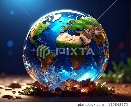 水晶地球 130848373