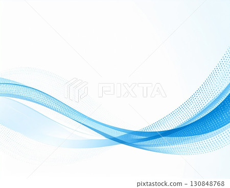 具有令人耳目一新的藍色波浪的抽象的背景 具有令人耳目一新的藍色波浪的抽象的背景 130848768