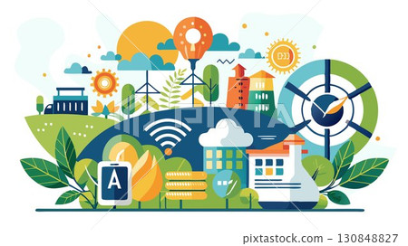 This high resolution image captures the dynamic energy and innovative spirit of agricultural technology, producing a sophisticated and forward-thinking aesthetic ideal for agricultural publications, This high resolution image captures the dynamic energy and innovative spirit of agricultural technology, producing a sophisticated and forward-thinking aesthetic ideal for agricultural publications, 130848827