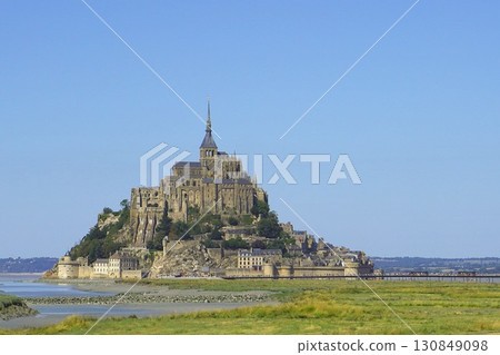Mont-Saint-Michel in the summer Mont-Saint-Michel in the summer 130849098