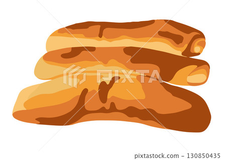 Vector isolated illustration of fresh baked goods. Vector isolated illustration of fresh baked goods. 130850435