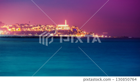 Beautiful sunset in Tel Aviv-Jaffa, Israel Beautiful sunset in Tel Aviv-Jaffa, Israel 130850764